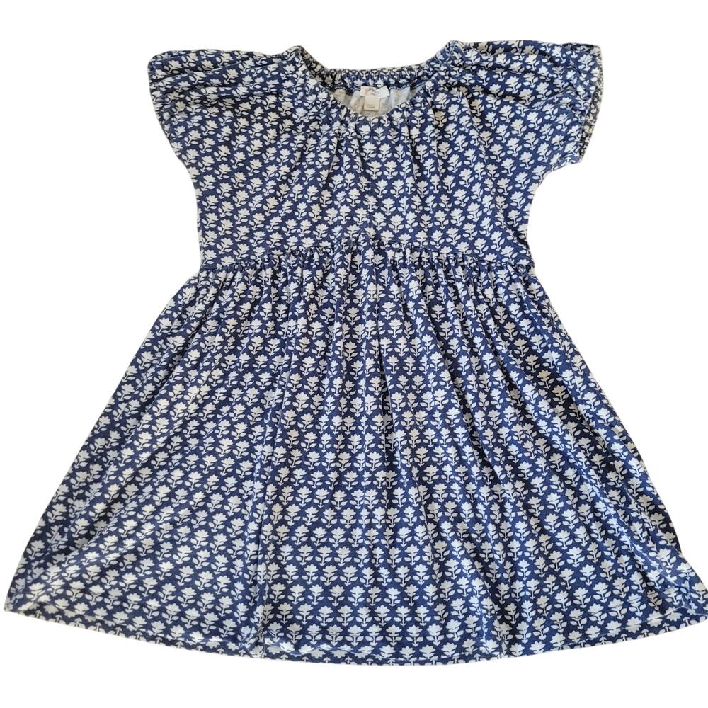 Crewcuts Blue Floral Print Dress